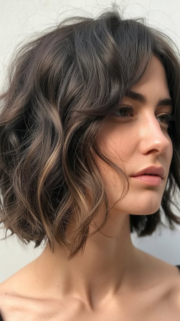 Choppy Bob with Razored Ends