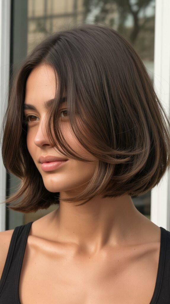 Graduated Bob With Extended Face Frames