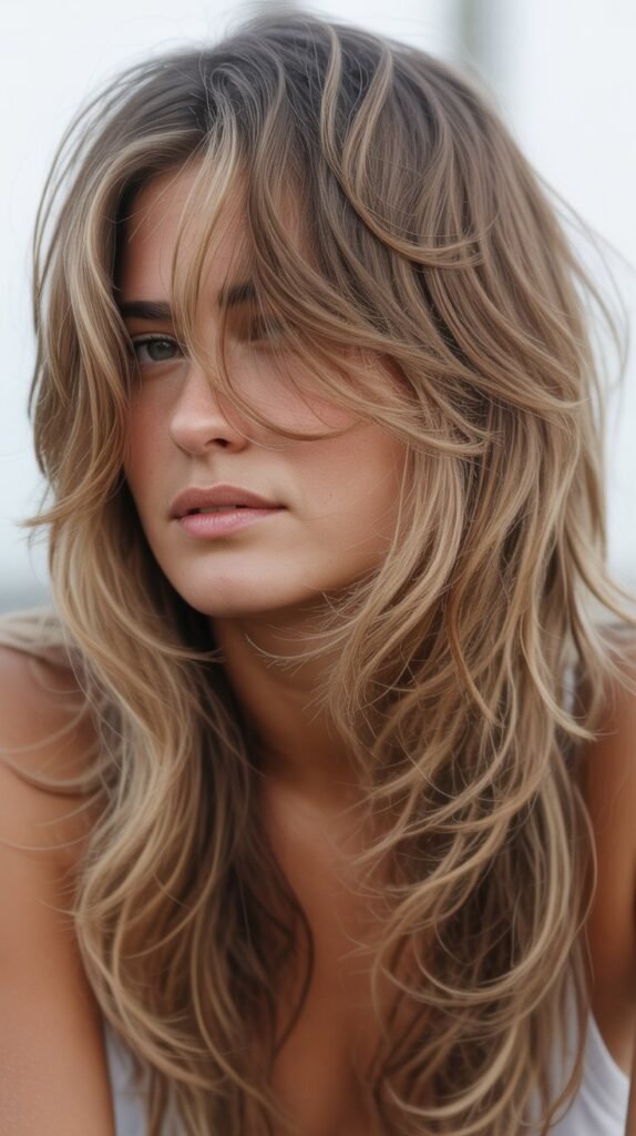 Boho Layers With Piecey Face-Framing