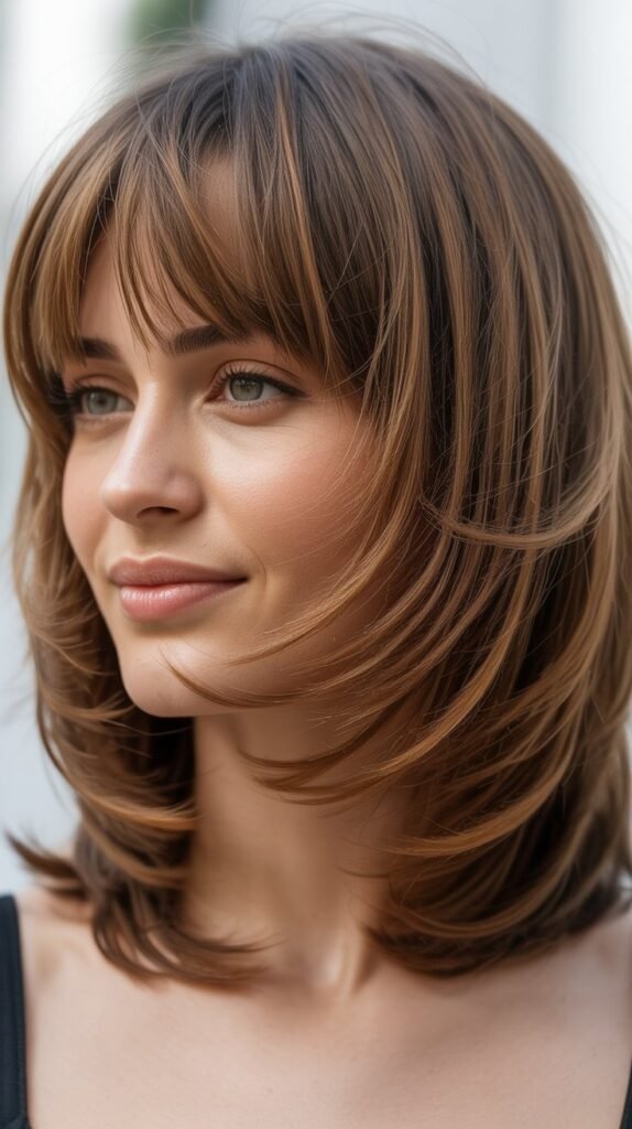 Stacked Bob with Piece-y Bangs