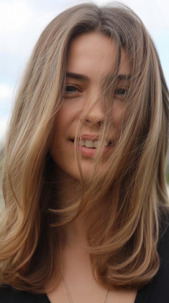 Long Flowing Layers With Movement