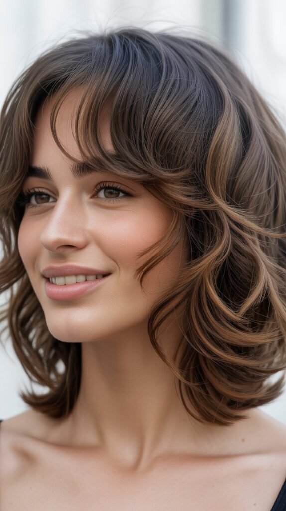 Layered Crop with Volume at Crown