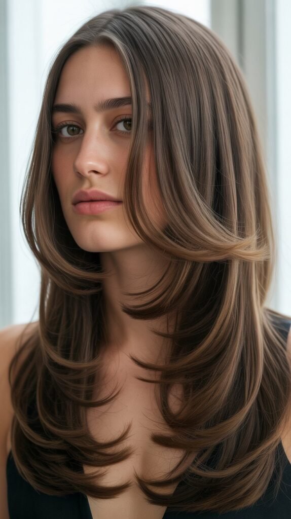 Sleek Straight Layers With Precision Cutting