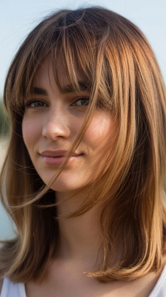  Combining Wispy Bangs with Other Hair Trends