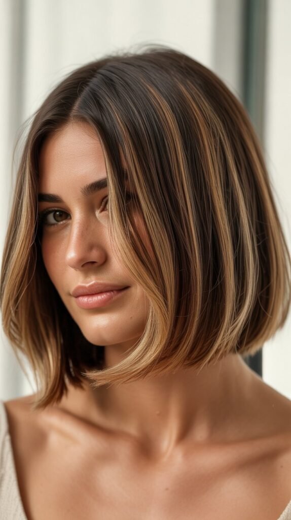 French Bob with Balayage