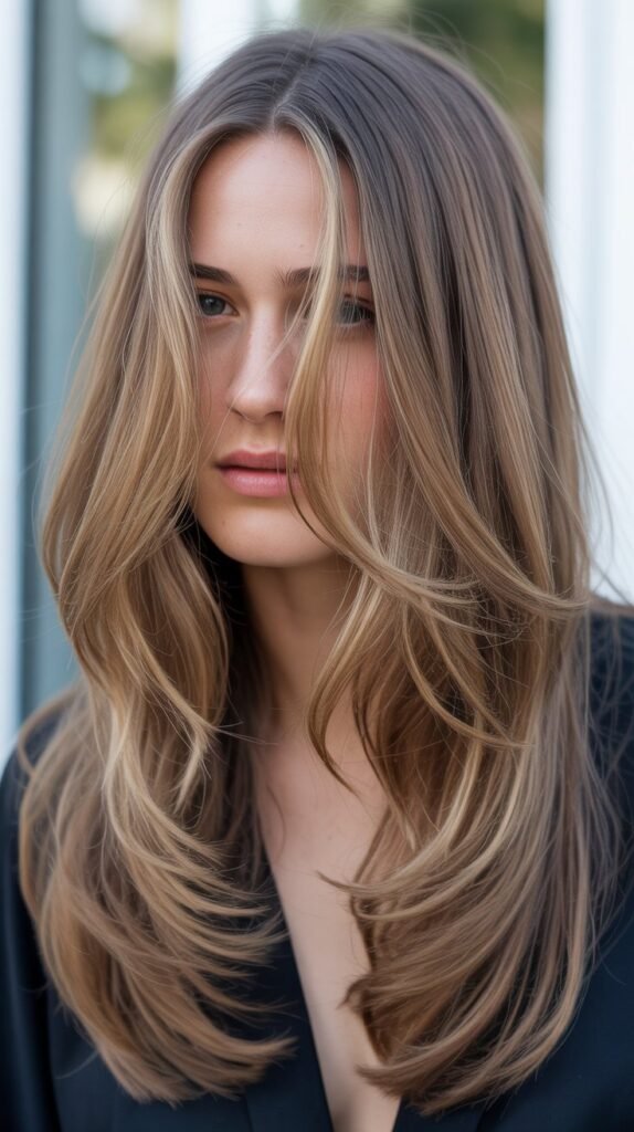 Layered Hair With Invisible Layers