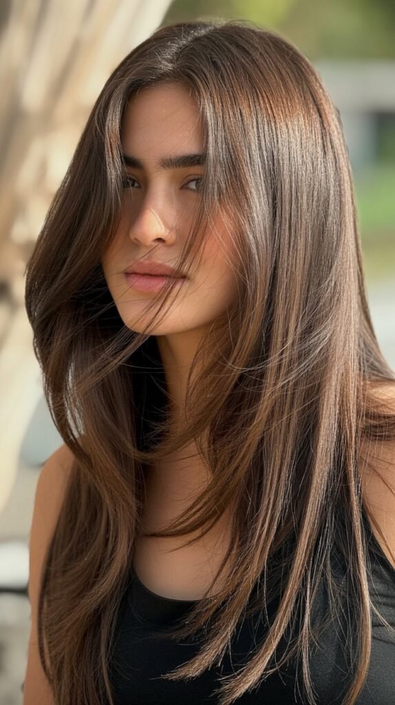 Dramatic Face-Framing with Conservative Back