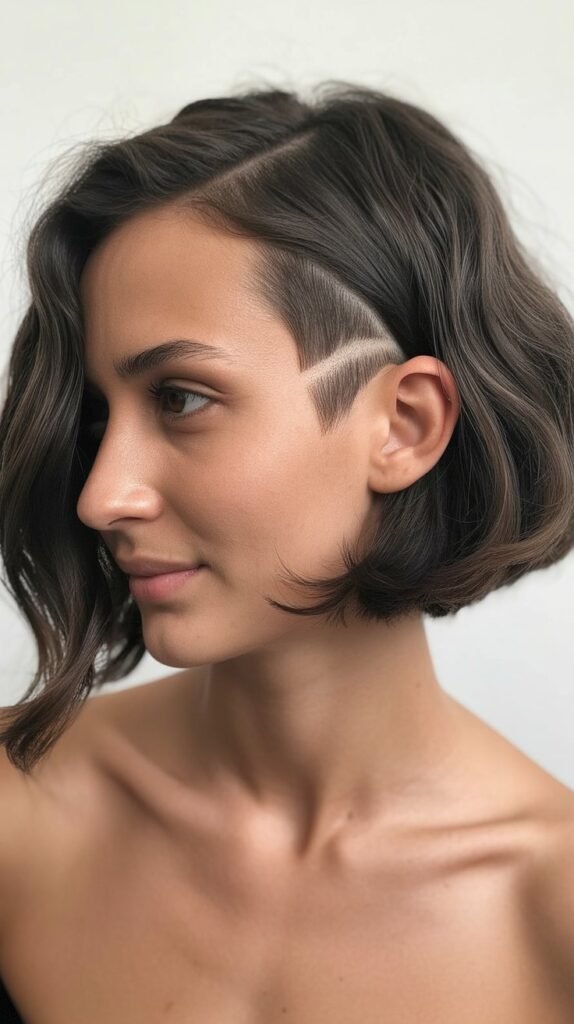 Angled Bob with Nape Undercut