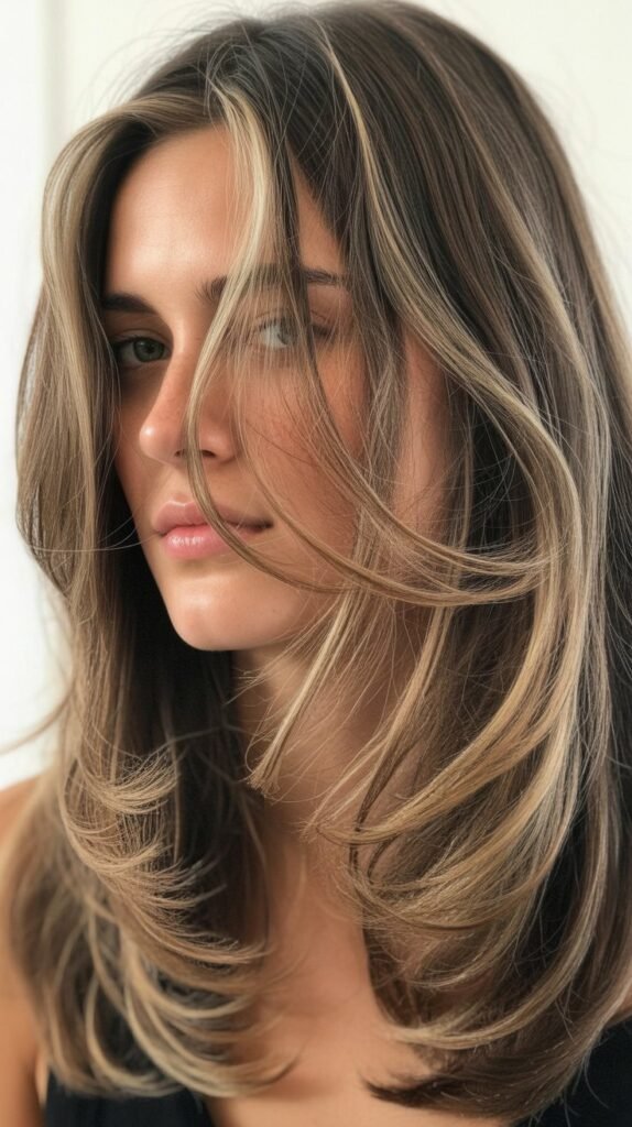  Feathered Face-Framing Layers