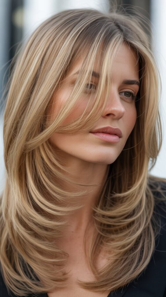 Layered with Face-Framing Highlights