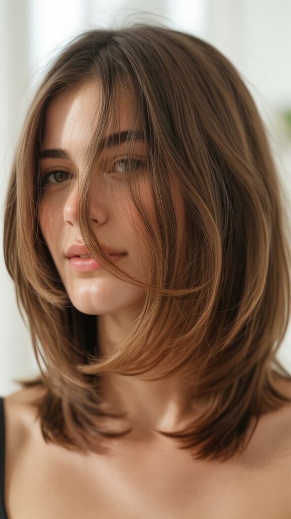 Layered Lob (Long Bob) With Extended Front