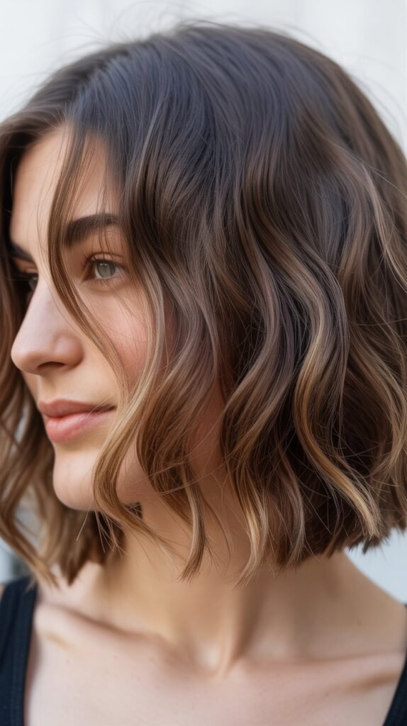 Chin-Length Bob with Wispy Ends