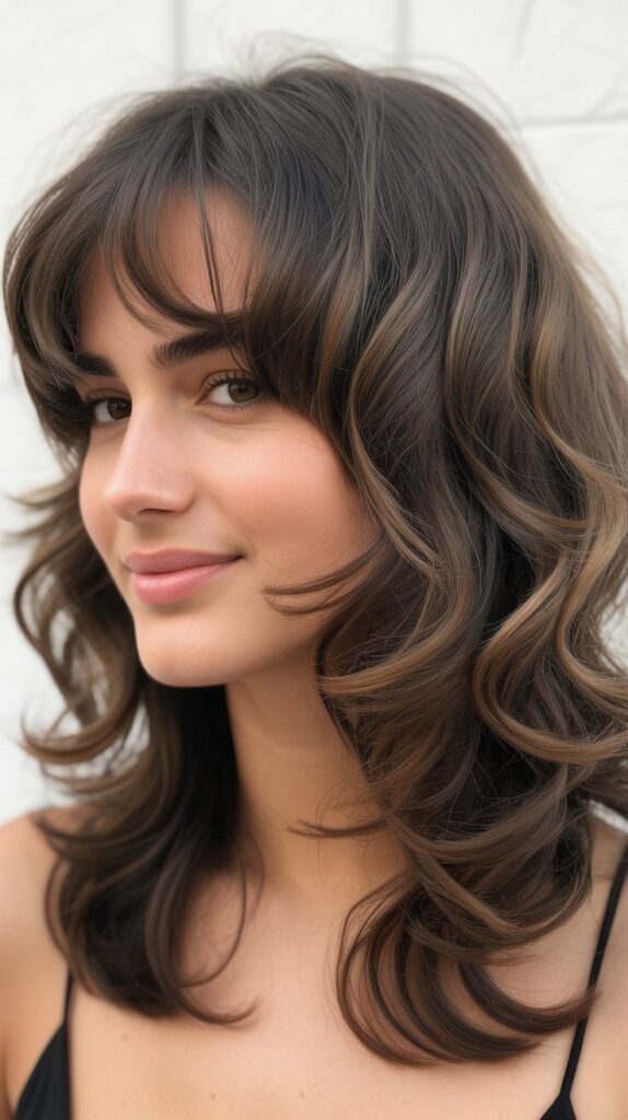  Stacked Layers with Face-Framing Ribbons