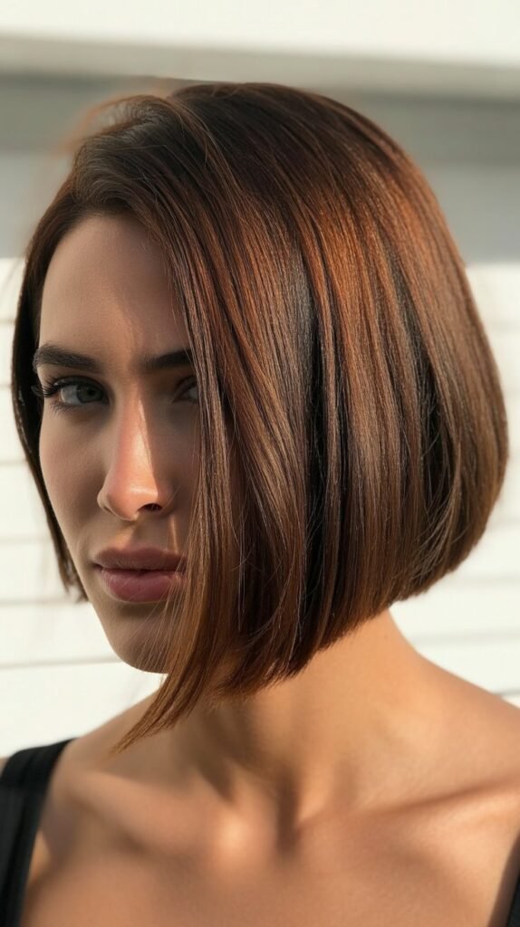 Asymmetrical French Bob
