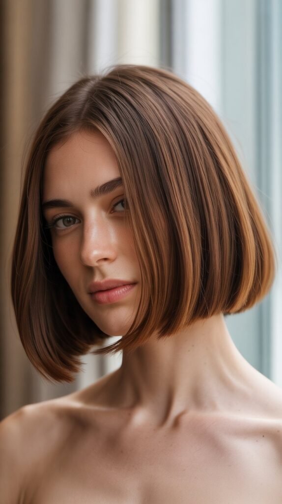 Classic Blunt French Bob