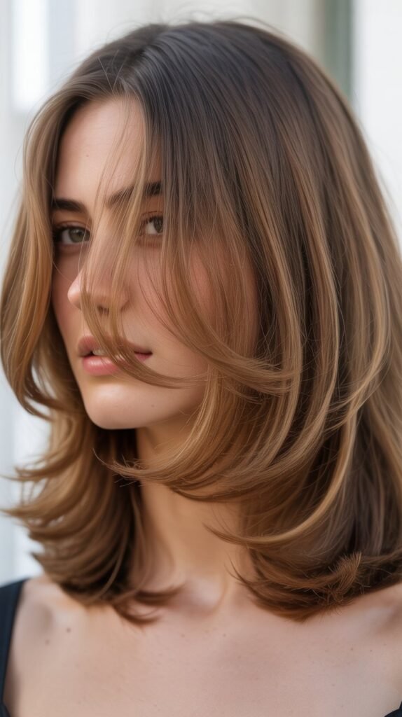 Graduated Long Bob With Layers