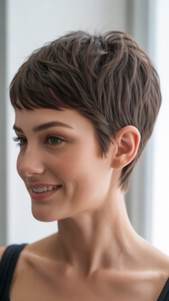 The Textured Crop Pixie