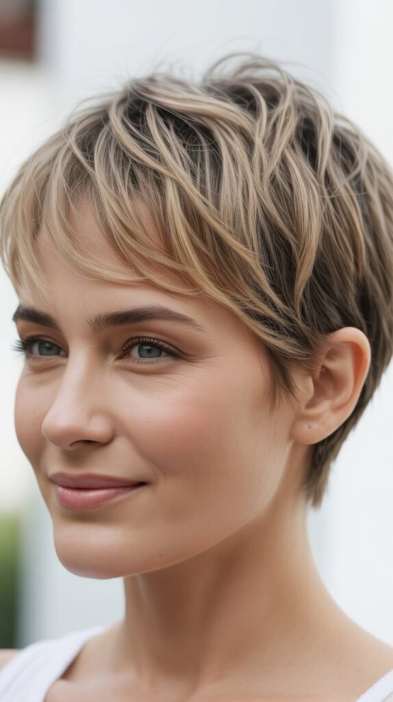 The Messy Bedhead Pixie