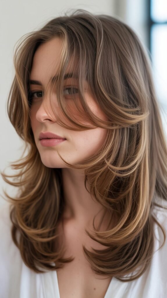 Pixie-Inspired Face-Framing On Long Hair