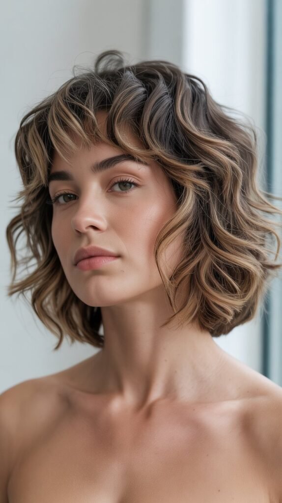  Choppy Bob Wolf Cut Hybrid