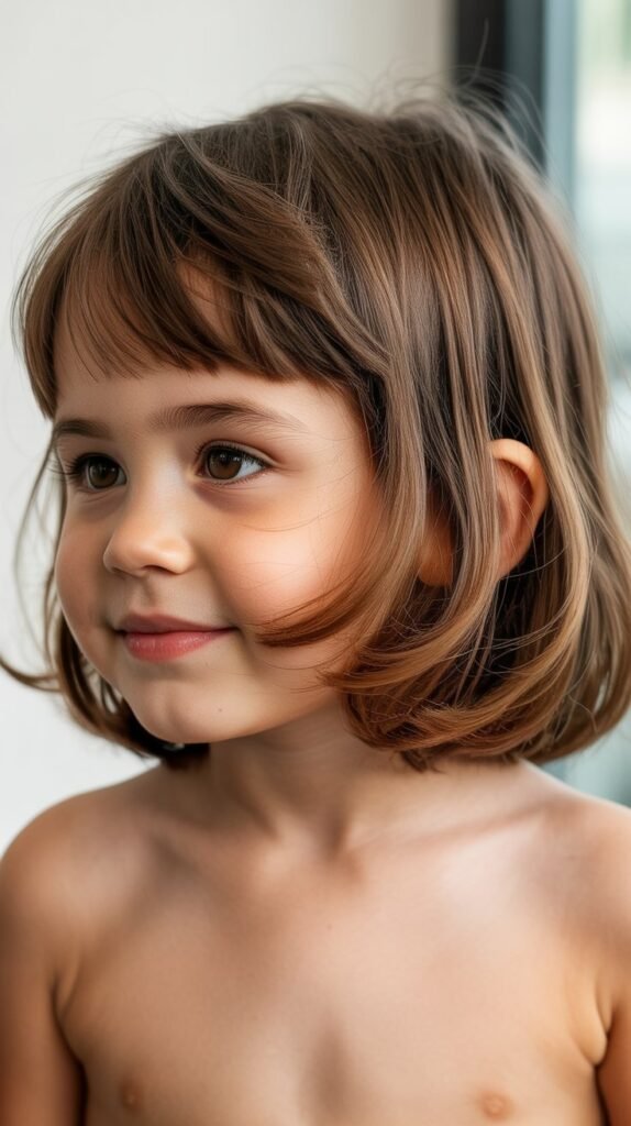 Textured French Bob with Wispy Ends