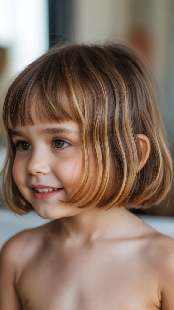 French Bob with Highlights