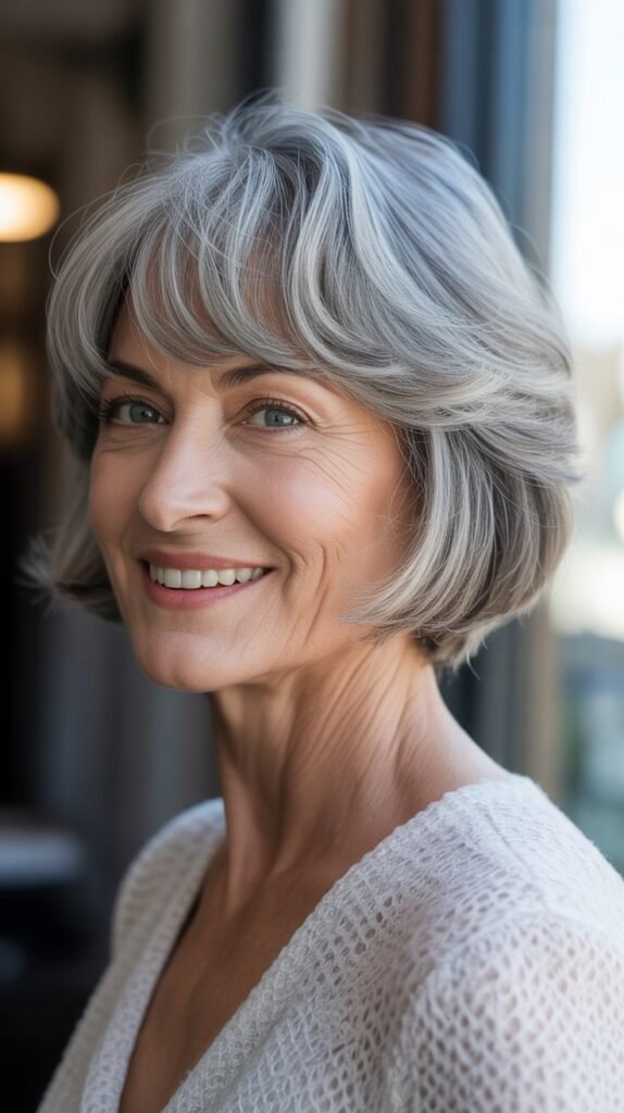 The Side-Swept Bangs Cut
