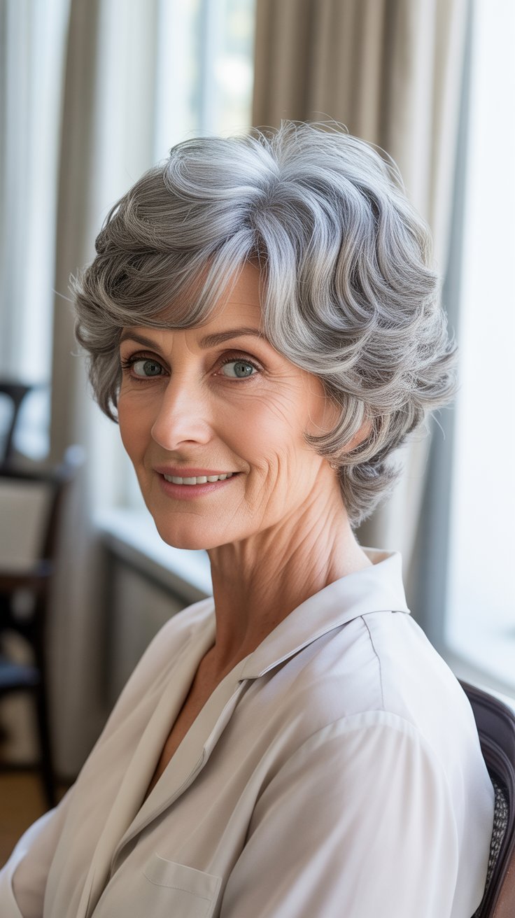 Stunning Short Hairstyles for Women Over 70 That Are Easy and Chic