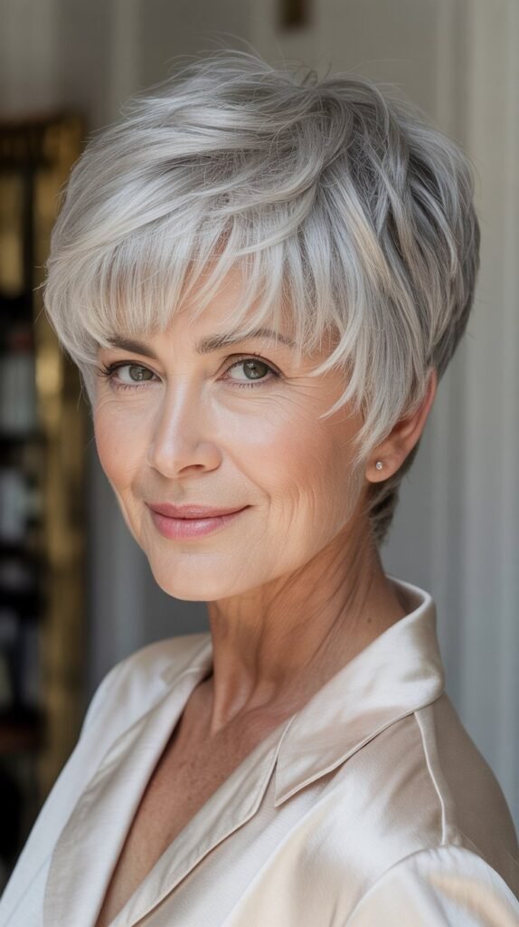 Pixie with Textured Fringe