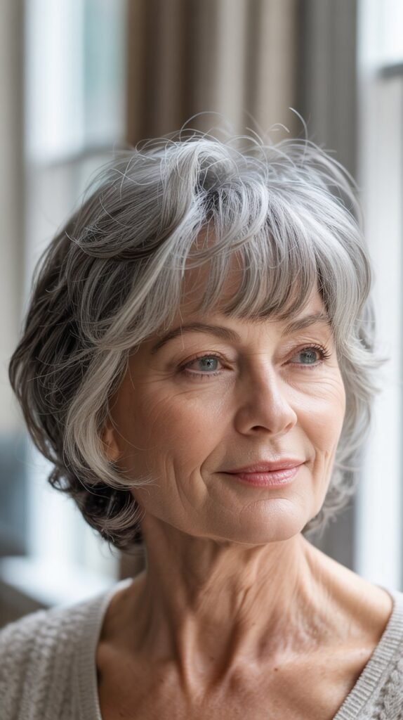 The Short Shag with Bangs