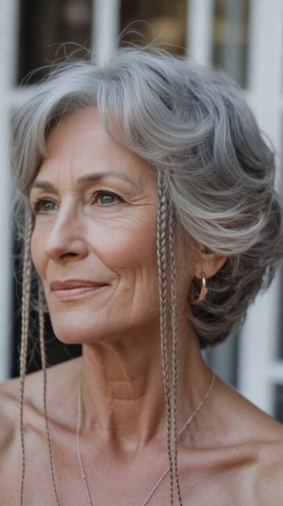 Textured Crop with Micro Braids