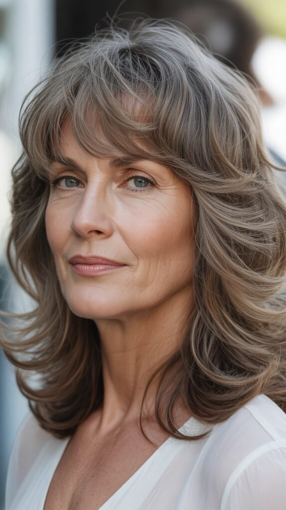 Textured Fringe with Medium Beachy Layers