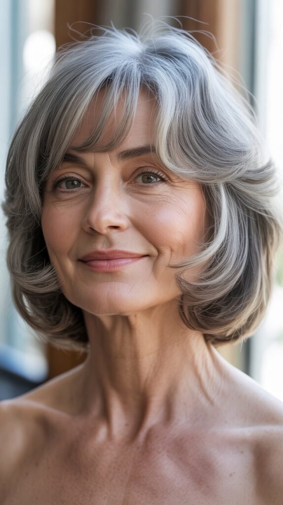 Chin-Length Bob with Subtle Layers