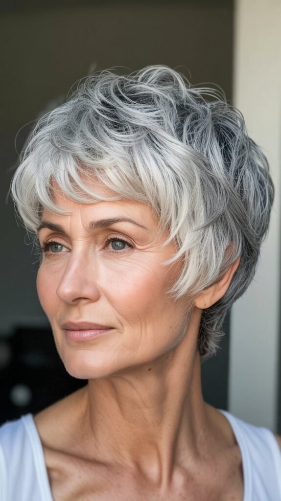 Choppy Pixie with Uneven Texture