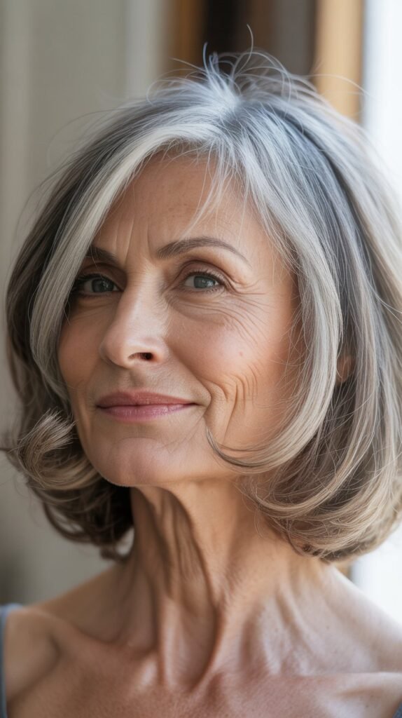 Layered Bob with Face-Framing Pieces