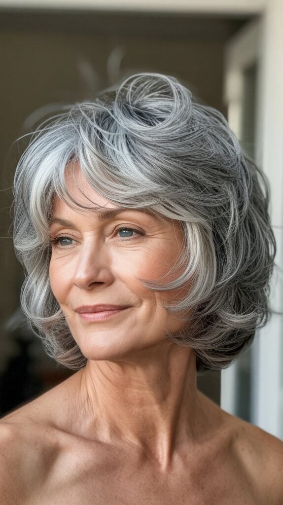 Messy Bob with Textured Ends