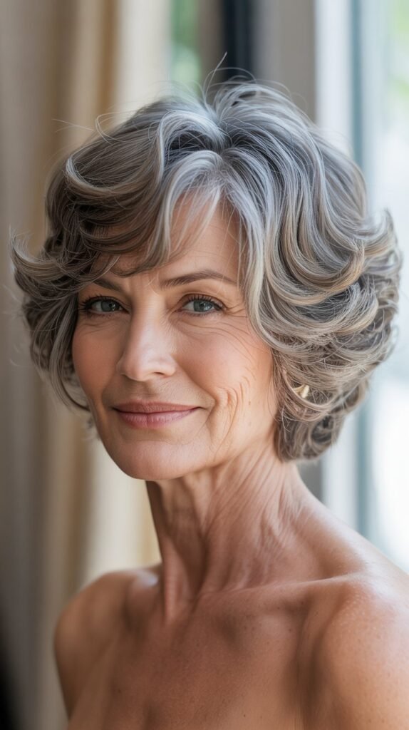 Tousled Crop with Natural Texture