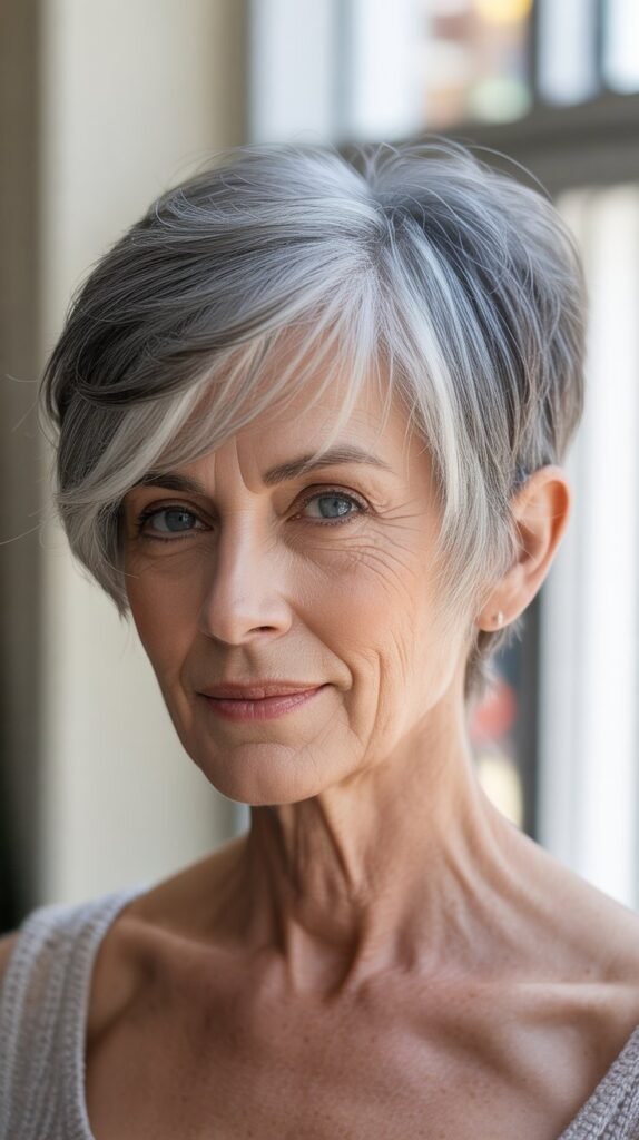  Asymmetrical Pixie with Longer Top