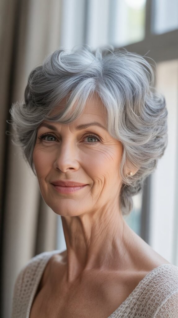  Rounded Pixie with Volume