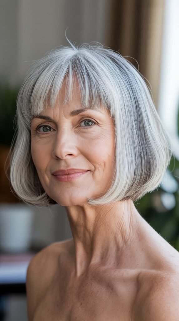 Short Bob with Blunt Edges