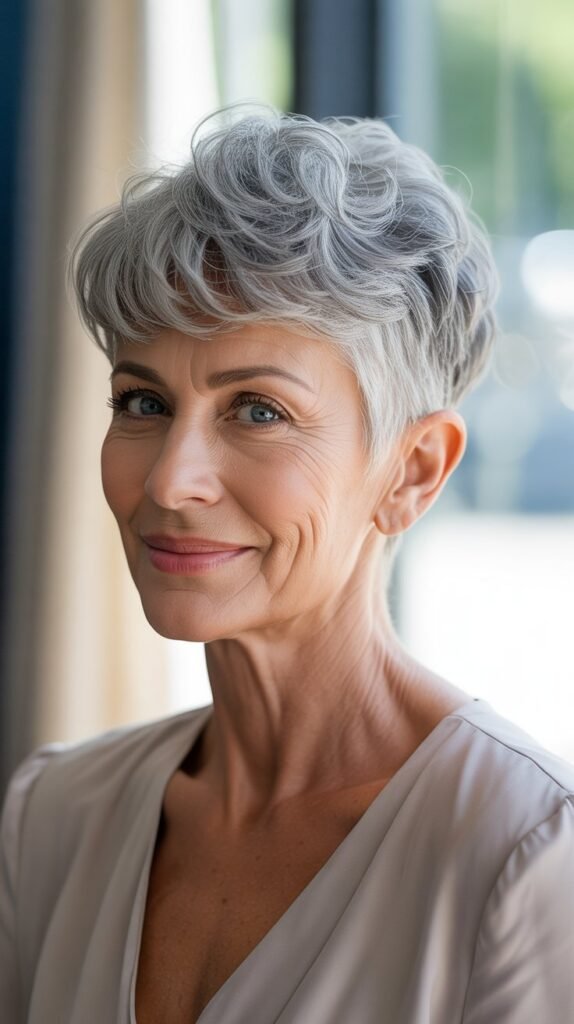 Undercut Pixie with Longer Top