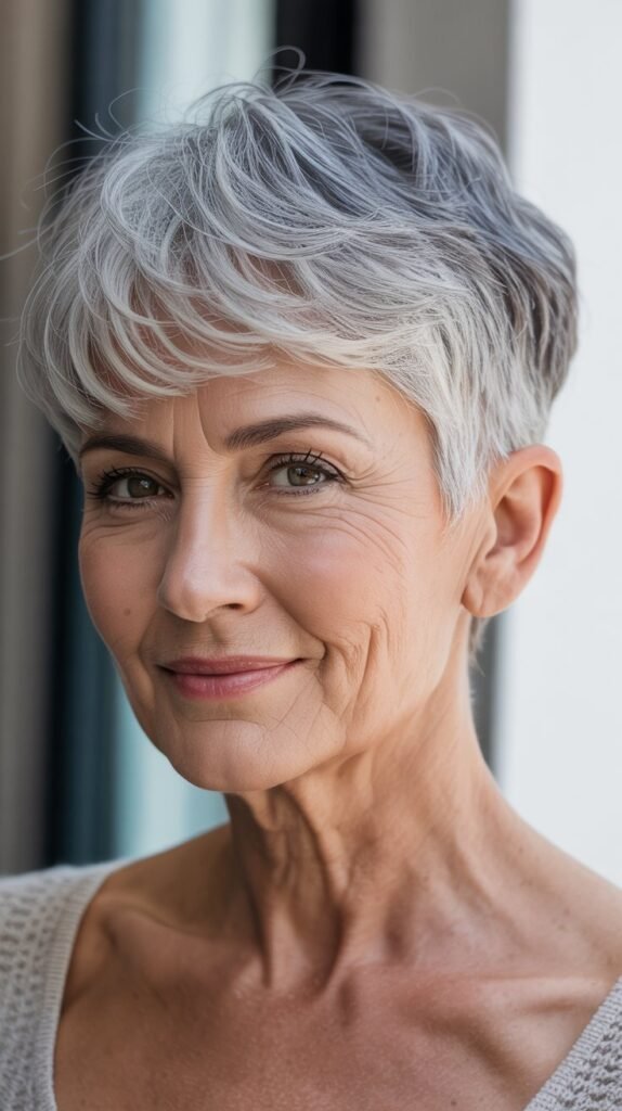 Undercut Pixie with Longer Top
