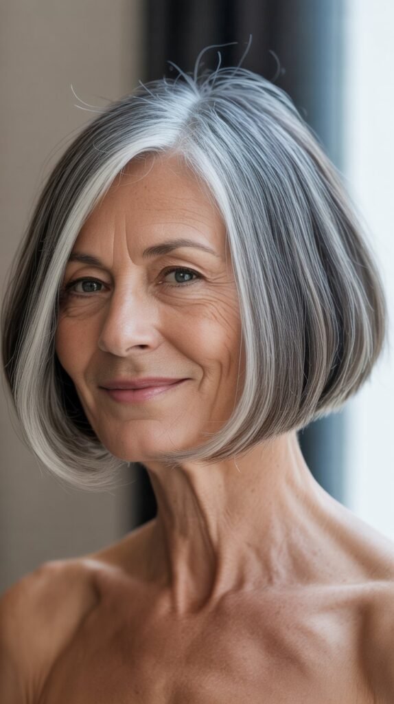  Inverted Bob with Dramatic Angle