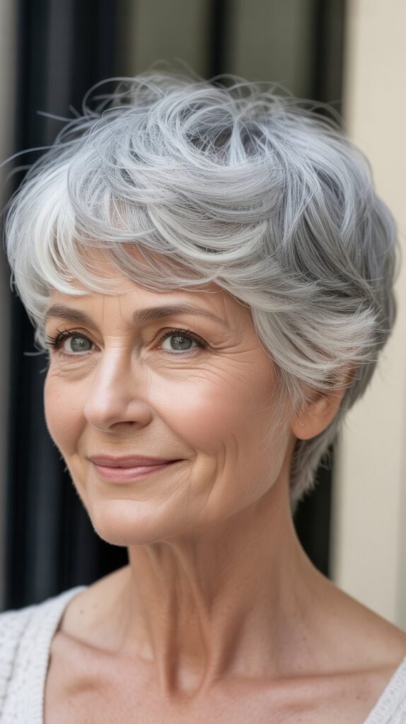 Feathered Pixie with Soft Texture