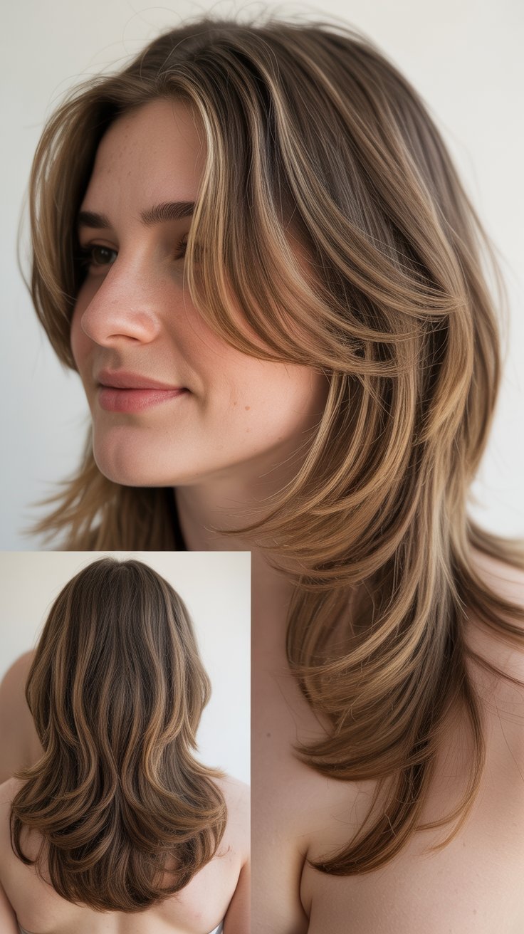 Long Layered Haircuts to Try—Front & Back Views