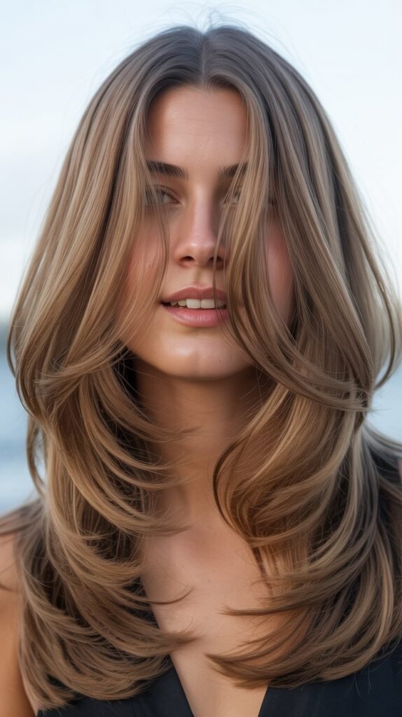 Long Layers with Natural Texture