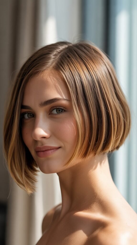 Asymmetrical French Bob
