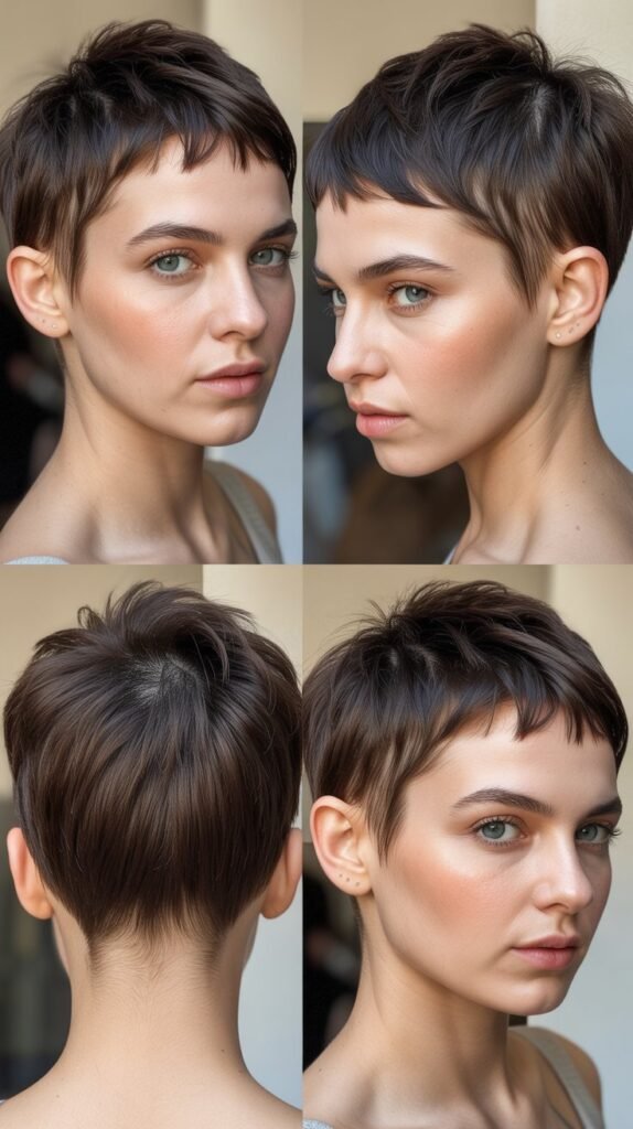 Disconnected Pixie Cut