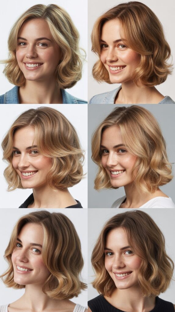 Long Layered Bob with Loose Waves