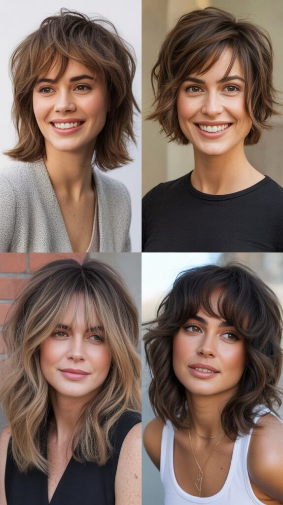 Razored Shag with Piecey Bangs